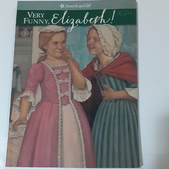 American Girl Other - American Girl Book with Pink and Blue Dresses